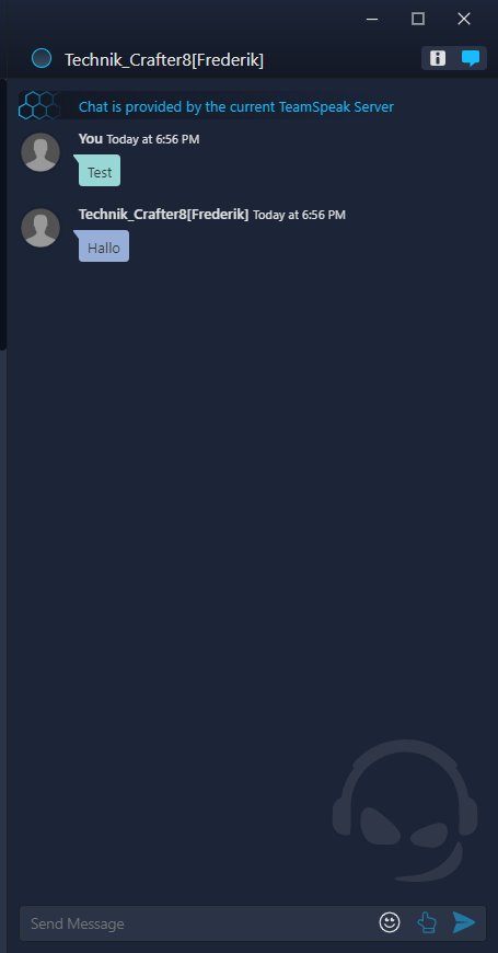 Teamspeak 5 Beta Chat